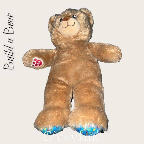 Adorable Brown Build-A-Bear Plush with "Happy Birthday" - Picture 3 of 8